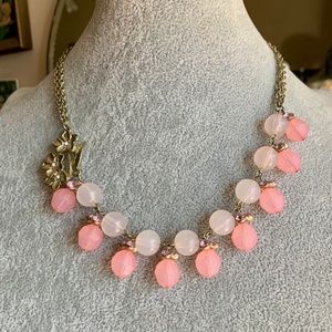Robert Rose~ Pink & Opaque Beaded Necklace